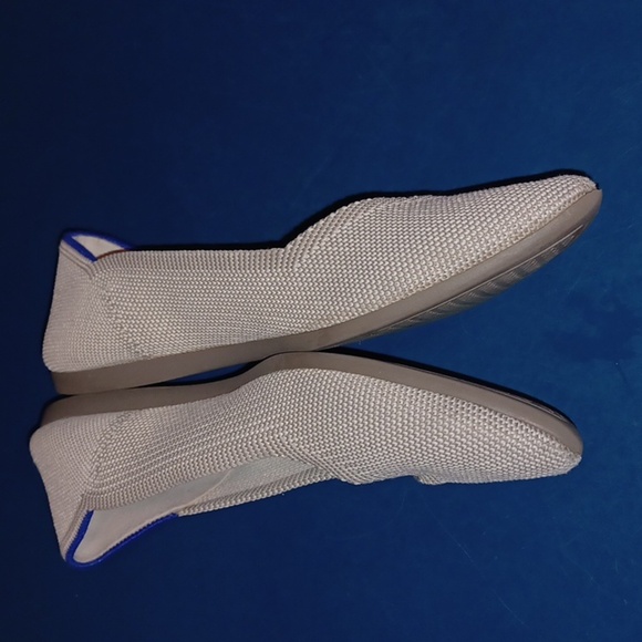 Rothy's Women's Knit The Point Cloud Birdseye Slip-On Flat Shoes Gray Size 6.5 - Picture 5 of 10